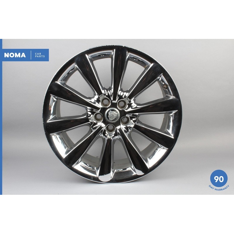 10-15 Jaguar XK XKR XF XFR 19" Original Artura Chrome Rear Wheel Rim 9.5X19 OEM