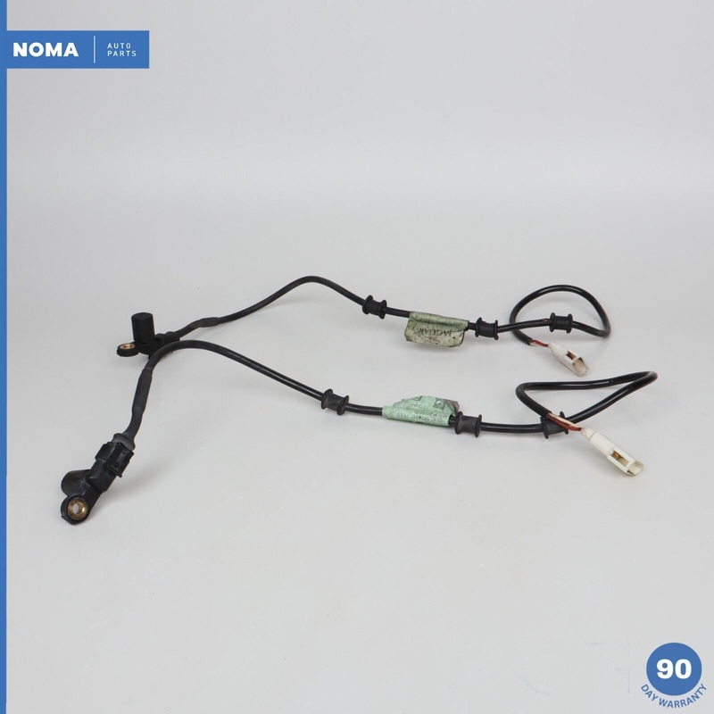 98-03 Jaguar XJR X308 Front Left & Right ABS Wheel Speed Wire w/ Sensor Set OEM