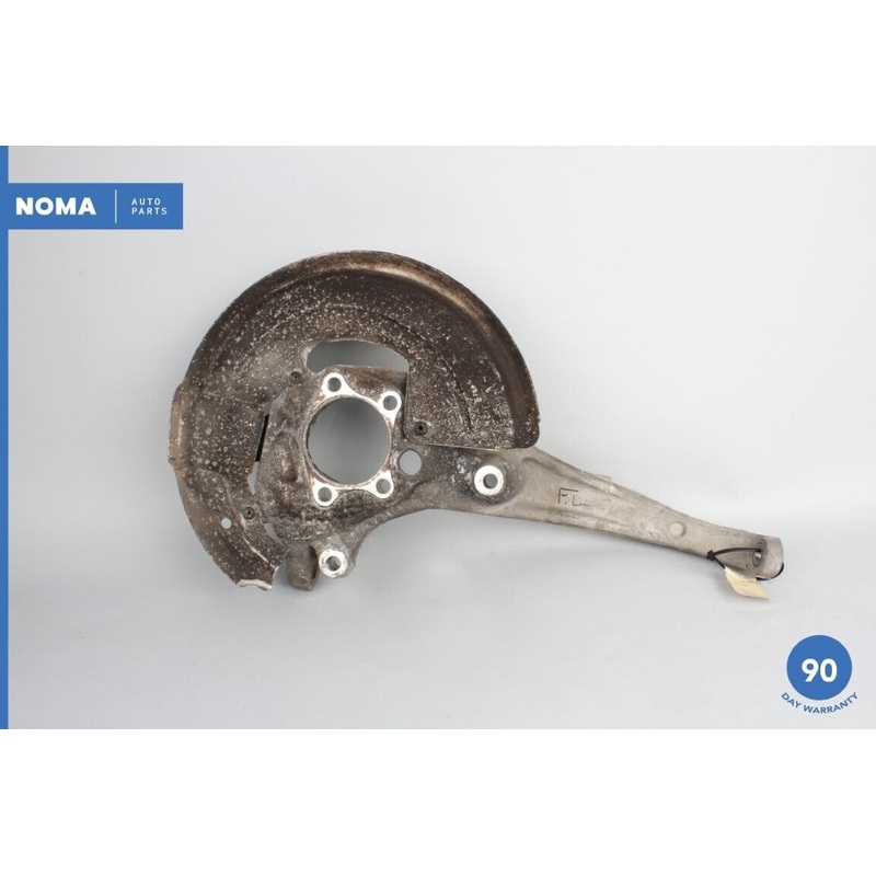 00-02 Jaguar S-Type X200 Front Left Suspension Spindle Knuckle Arm w/ Shield OEM