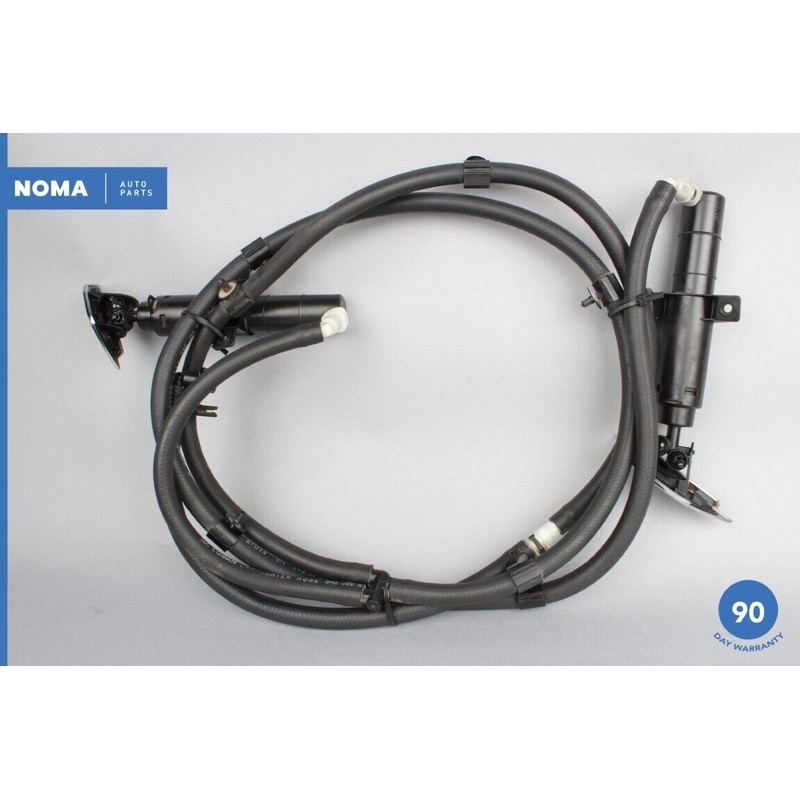 09-11 Jaguar XF XFR X250 Headlight Washer Sprayer Set / Hose 8X2313L015AA OEM