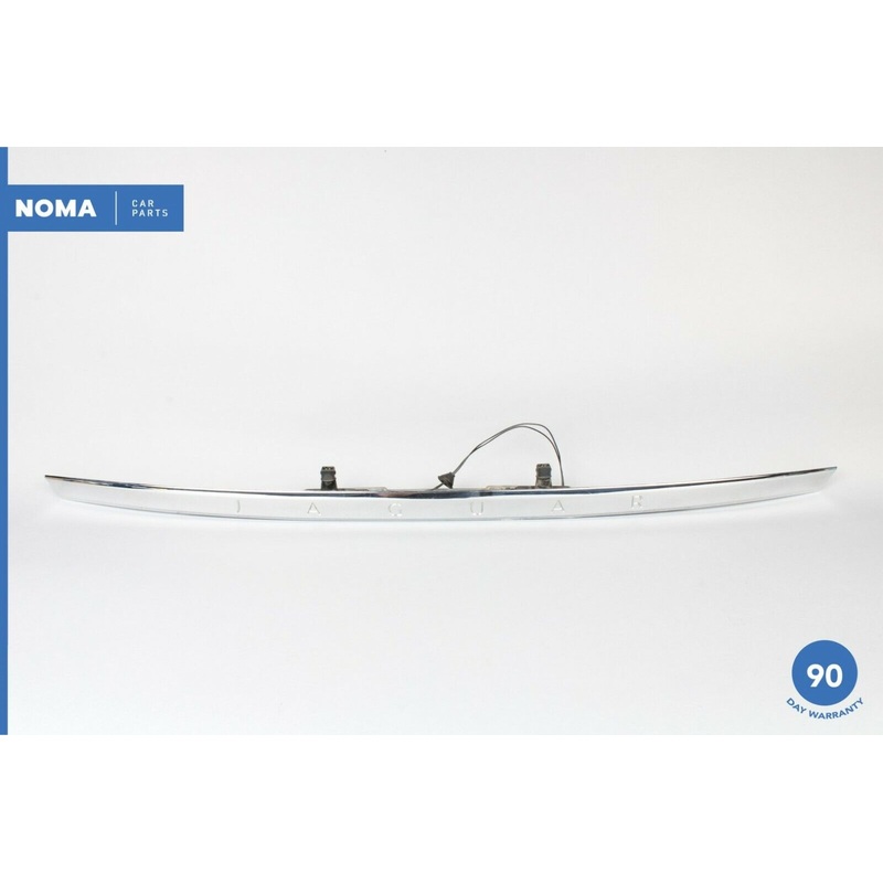 05-08 Jaguar S-Type X206 Trunk Boot Molding w/ License Plate Light Chrome OEM
