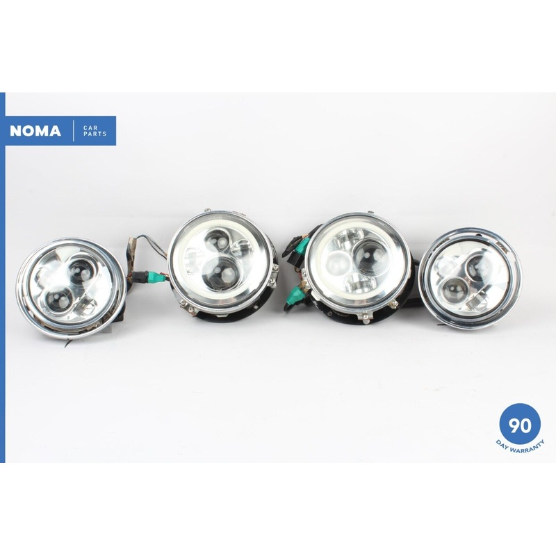 84-87 Jaguar XJ6 VDP Series 3 Front Left & Right Side Headlight Set of 4
