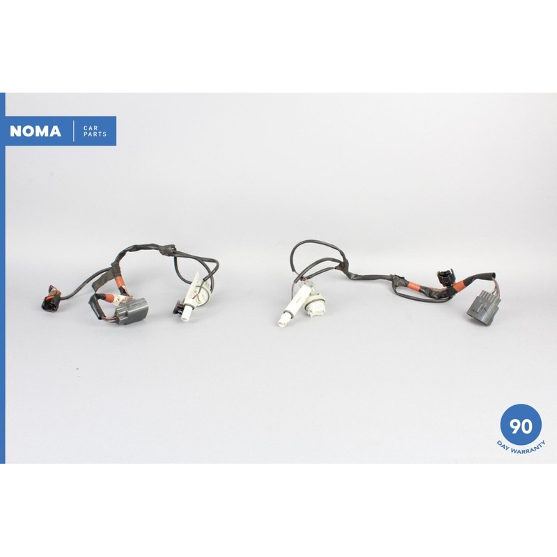 00-06 Jaguar S-Type X204 Front Left and Right Headlight Wire Harness Set OEM