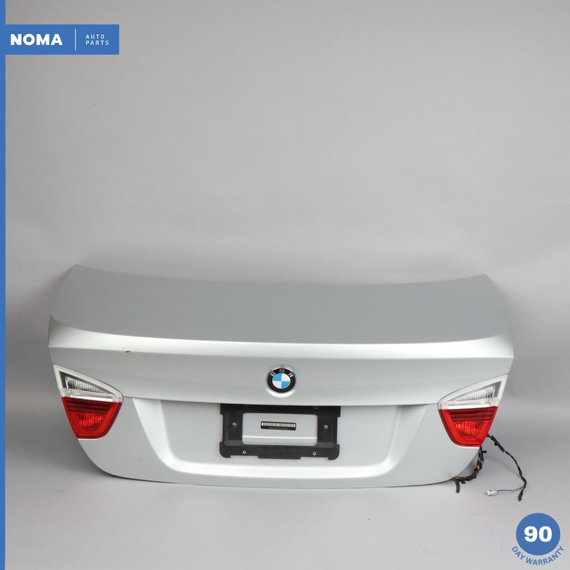 07-08 BMW 328i E90 Sedan Trunk Boot Lid Shell Panel w/ Tail Light 7254425 OEM