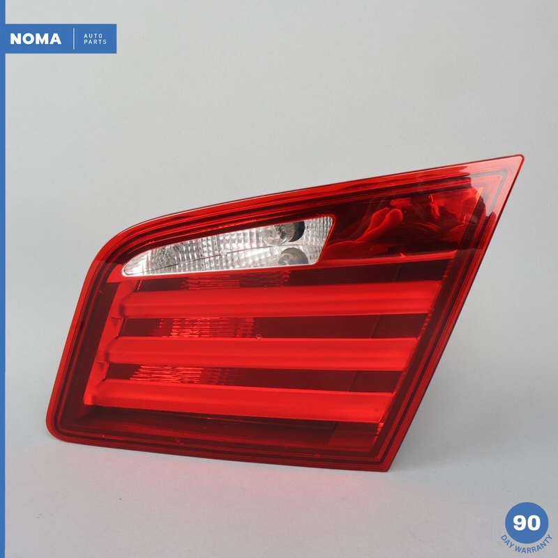 11-13 BMW 528i F10 Sedan Rear Right Side Inner Trunk Lid Tail Light Lamp Red OEM
