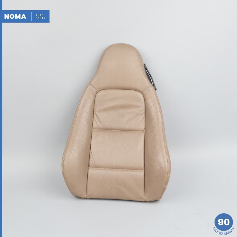 99-02 BMW Z3 E36 Roadster Front Left Top Sport Seat Cushion Leather Beige OEM