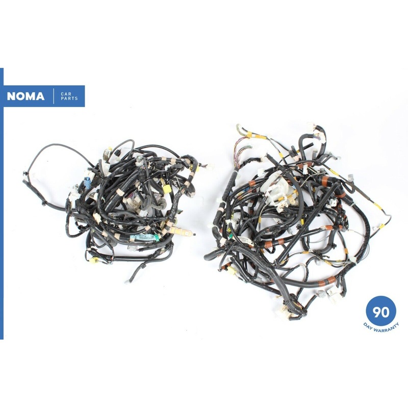 01-02 Lexus LS430 XF30 Lower Floor Wire Wiring Harness Set of 2 82161-24600 OEM