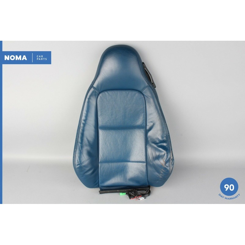 99-02 BMW Z3 E36 Roadster Front Left Top Sport Seat Cushion Leather Blue OEM