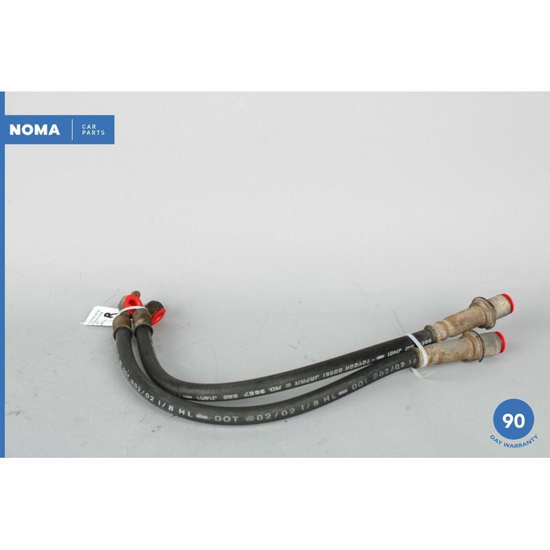 01-06 Lexus XF30 LS430 Rear Hydraulic Brake Hose Line Set of 2 OEM