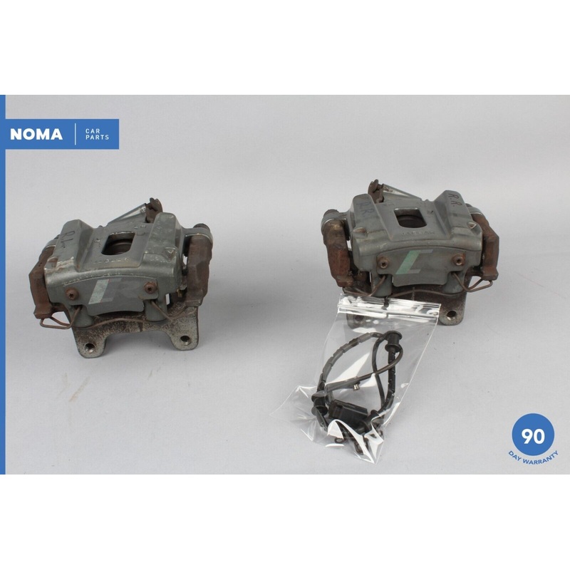10-15 Jaguar XKR X150 5.0L S/C Rear Left Right Brake Caliper Set of 2 Grey OEM