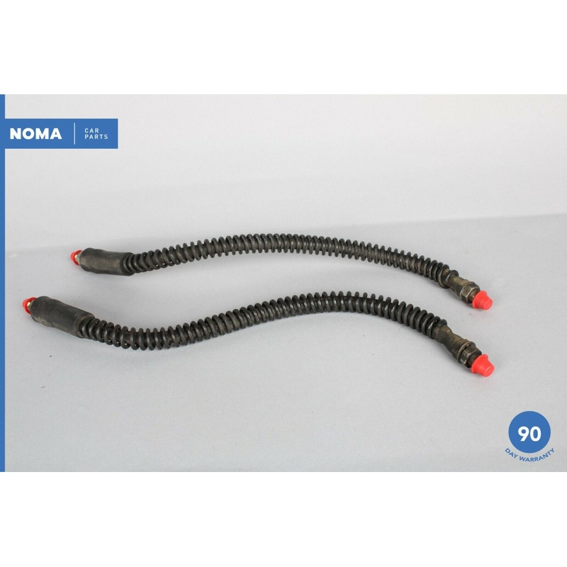 97-99 Jaguar XK8 X100 Front Left Right Flexible Brake Line Set of 2 OEM