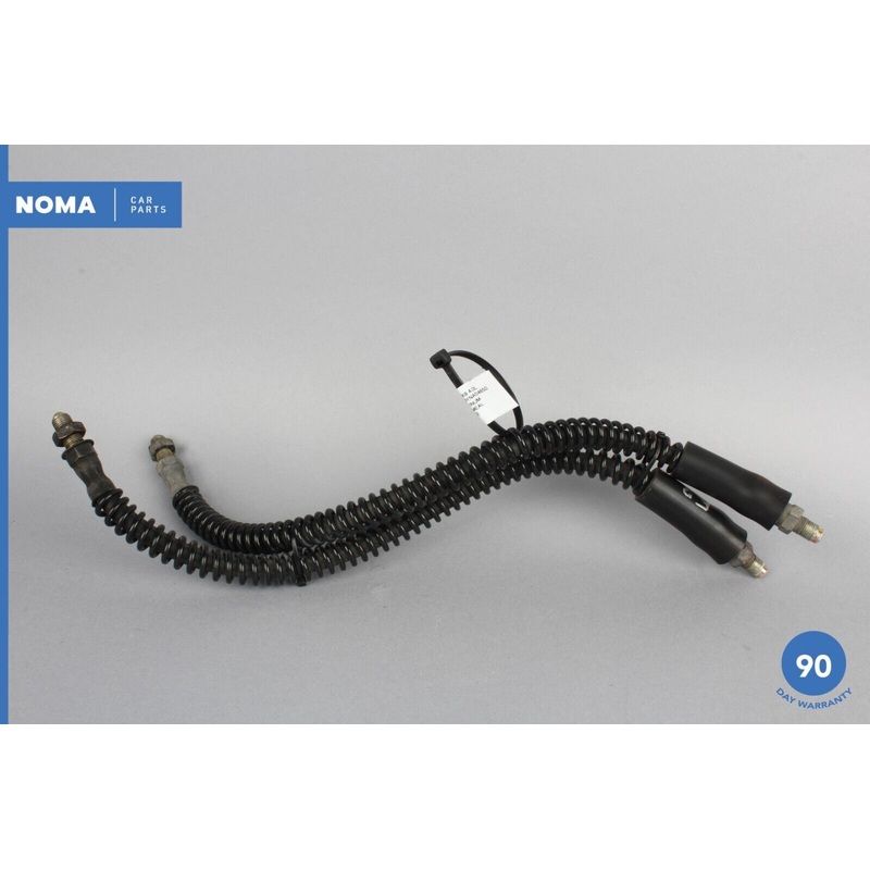 98-06 Jaguar XK8 X100 Convertible Front Left & Right Flexible Brake Hose Set OEM