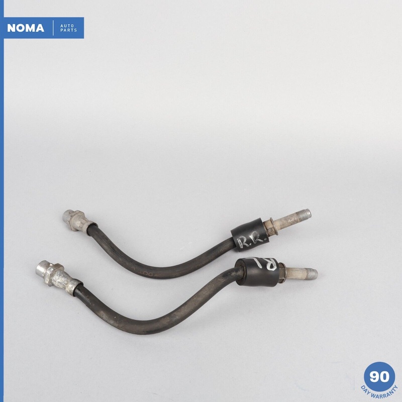 06-16 BMW 328i 335i E92 E90 E82 E88 Rear Left & Right Side Brake Hose Set OEM