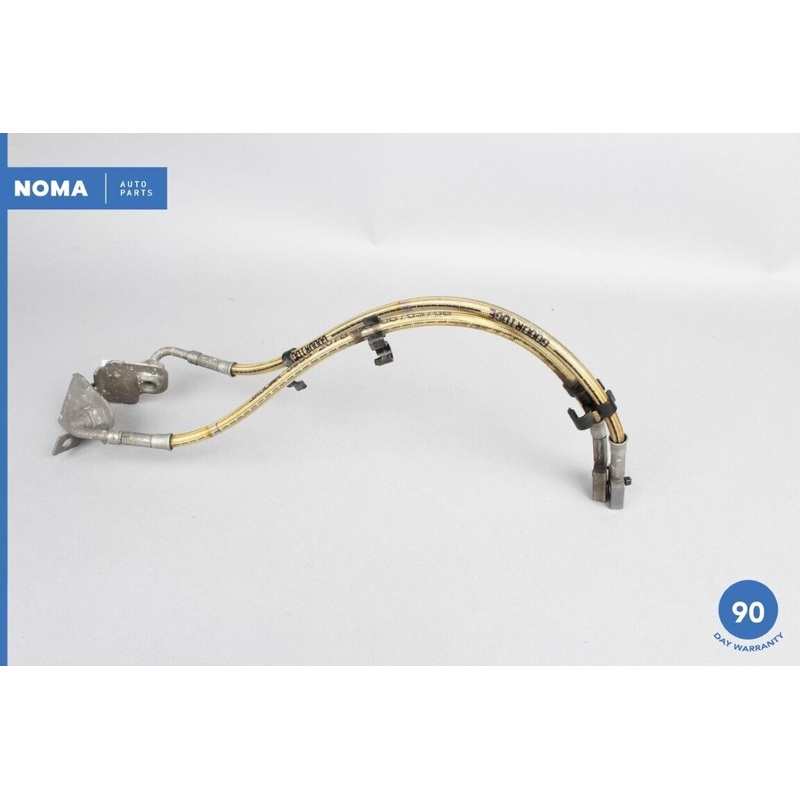 07-09 Jaguar XKR X150 Front Flexible Brake Hose Pipe Set of 2 5W932078DC OEM