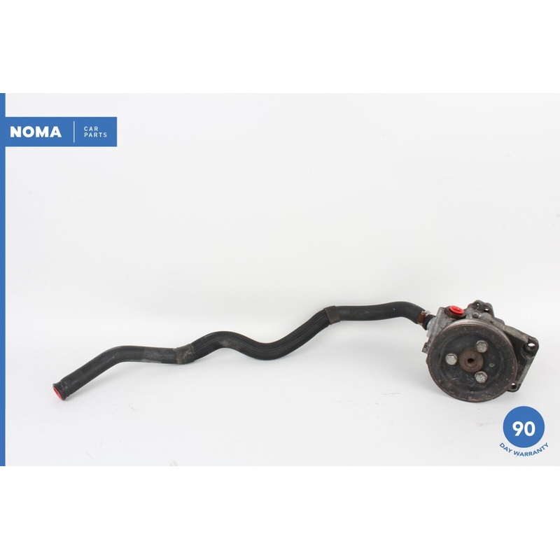 03-05 Land Range Rover L322 Power Steering Pump w/ Hose 1H4Z3A674AA OEM