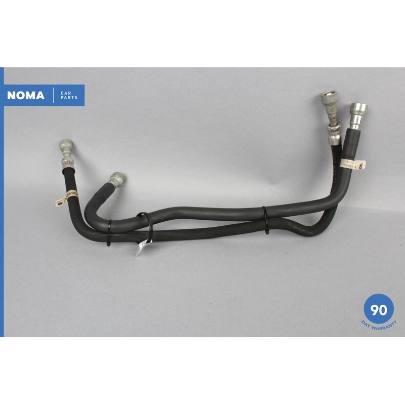 00-02 Jaguar XKR X100 4.0L AJ27 Supercharged Gas Fuel Feed & Return Hose Set OEM
