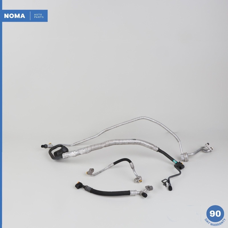 01-05 BMW 325i E46 M54 Air Conditioning Pipe A/C AC Hose Line Tube Set OEM