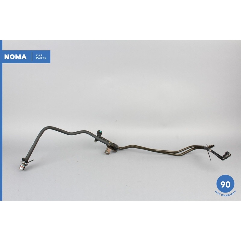 03-05 Jaguar S-Type 3.0L Fuel Feed Pipe Hose Line Set of 2 2R839J280AF OEM