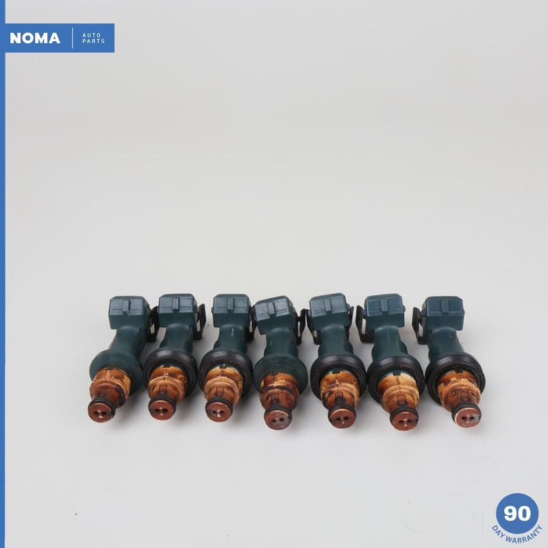98-03 Jaguar XJ8 X308 4.0L N/A Fuel Injector Set of 7 XR829F593AE OEM